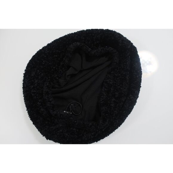 Black Chenille Snood Barely Worn Perfect Condition - Picture 4 of 4